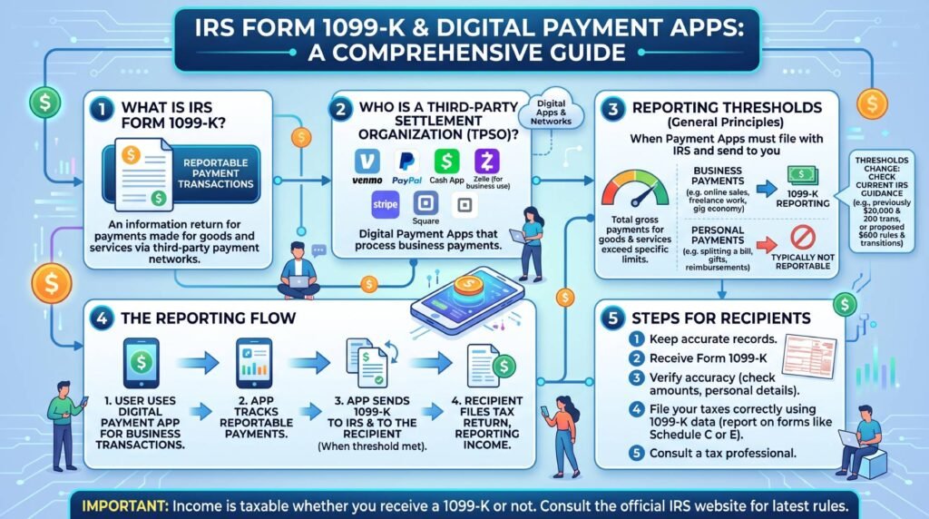 IRS Form 1099-K & Digital Payment Apps